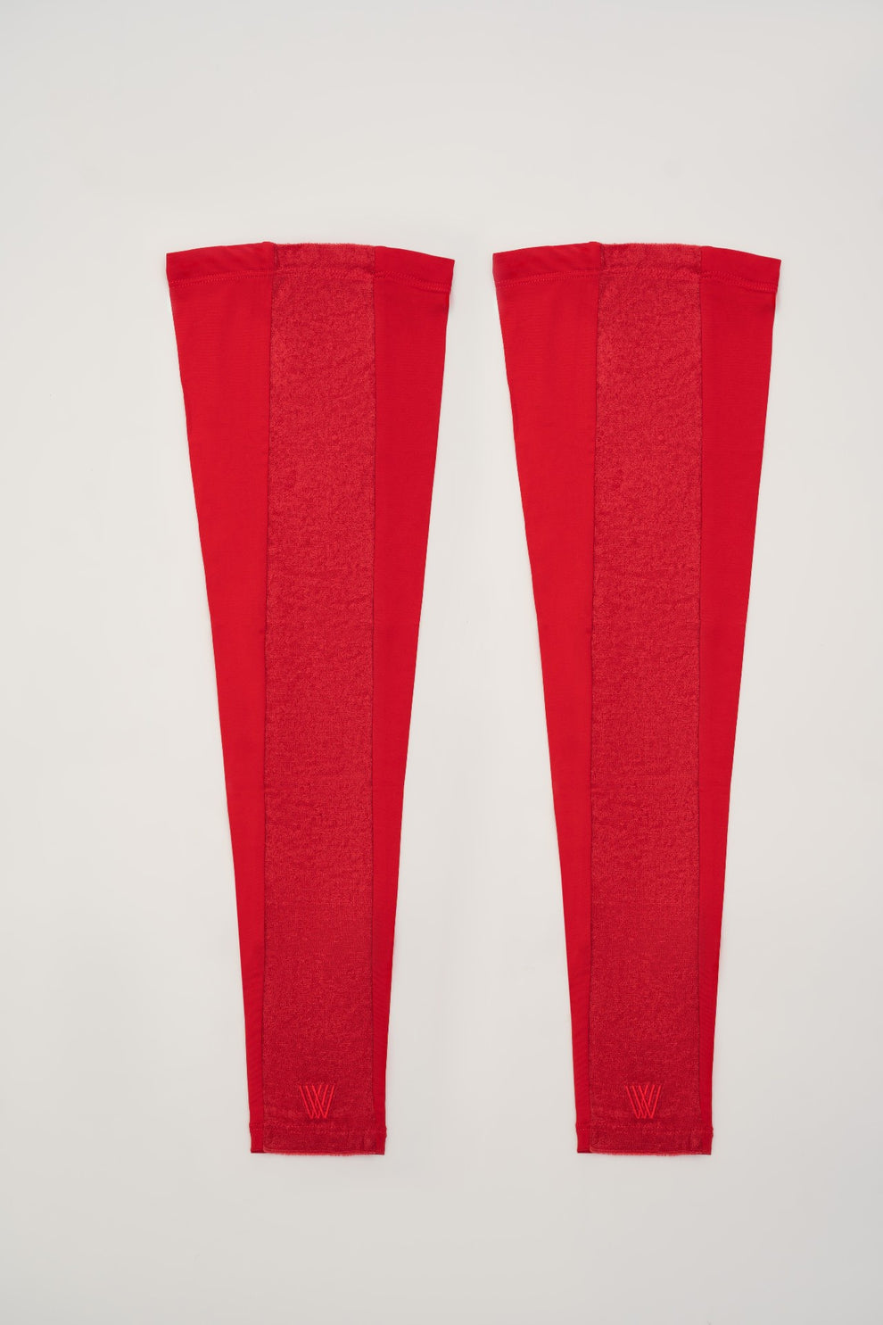 TERRY-STRIPE COMPRESSION LEG SLEEVES